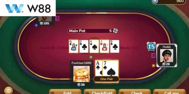 Bước 2: Bấm chọn sảnh và bàn Poker online tại hệ thống