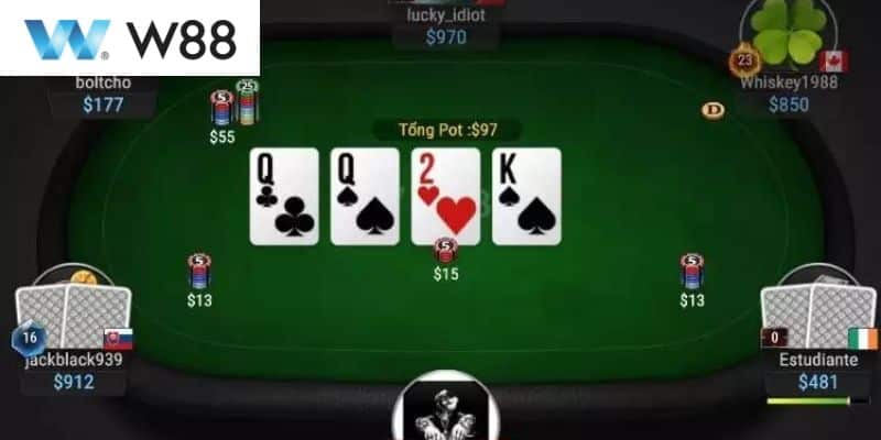 Bước 3: Bắt đầu chinh phục Poker trực tuyến tại W88